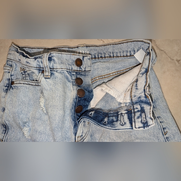 ANA DESTRUCTED 90's BERMUDA JEAN SHORT - Picture 6 of 7